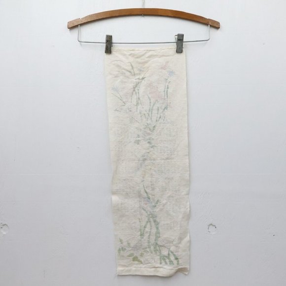 4/$20 1990 Calender Linen Wall Hanging Floral Song Birds Cardinal Wren Bluebird - Picture 3 of 5